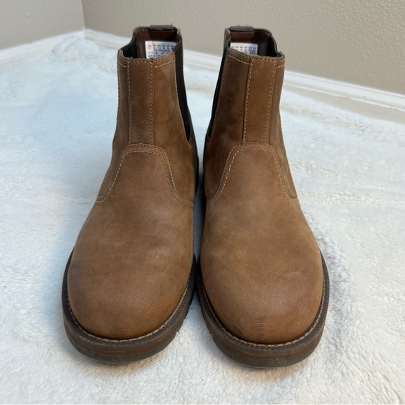 Timberland Men’s Larchmont Brown Mid Chelsea Slip-on Boot - Sz 12 - Picture 4 of 13
